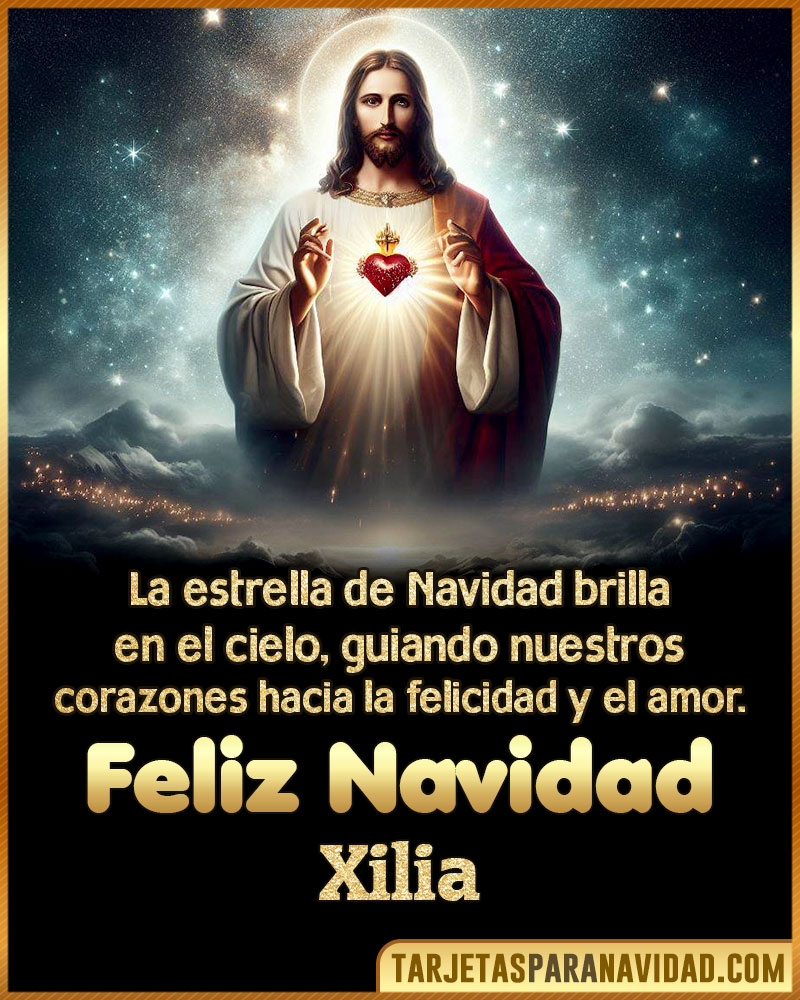 Tarjetas de navidad cristianas para Xilia