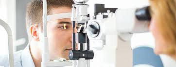 Routine examination prior to contact lens use