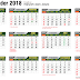 Download Kalender 2018 Masehi / 1439 Hijriyah Corel Gratis Dapat Edit