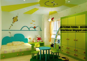 smart choice for ceiling paint, kids room ceiling design ideas