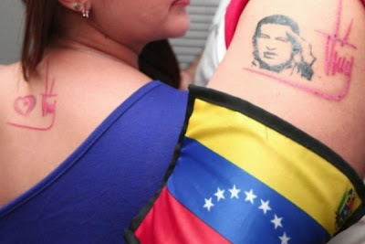 Tatuaje Hugo Chávez