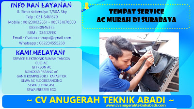 Tempat Service AC Murah di Surabaya