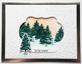 Heart's Delight Cards, Rooted in Nature, Christmas Card, Stitched Seasons Framelits, Stampin' Up