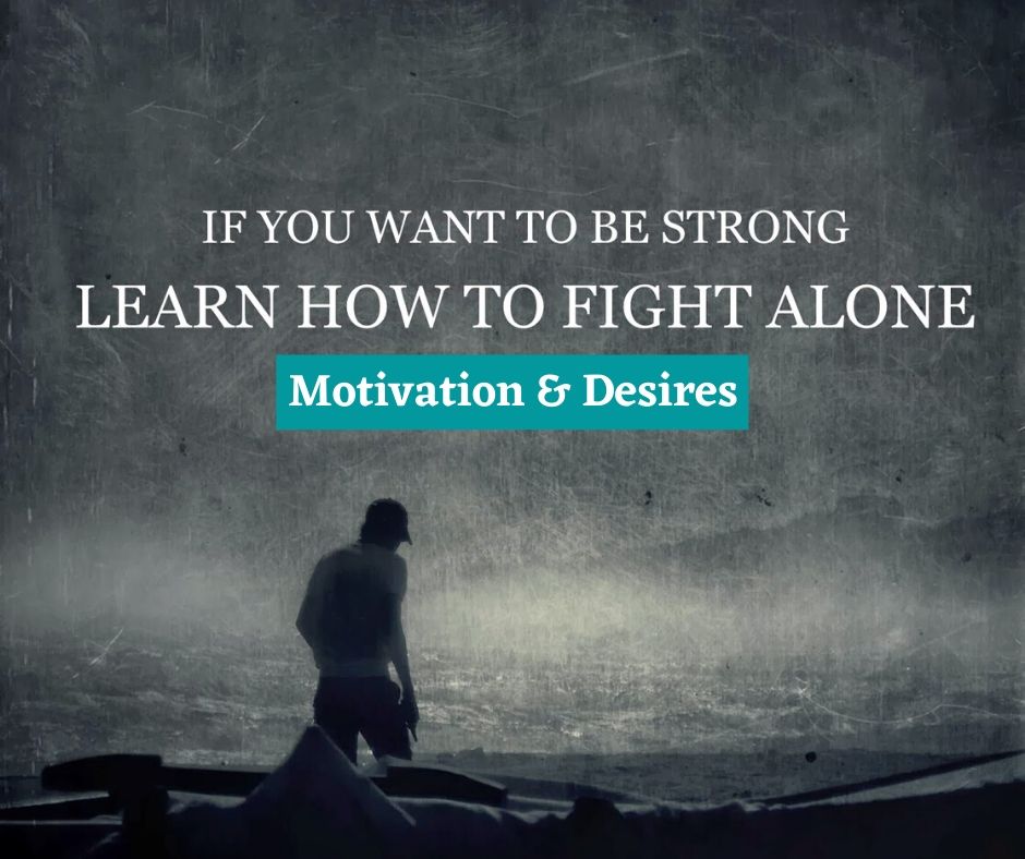Alone Motivational Quotes HD Wallpaper