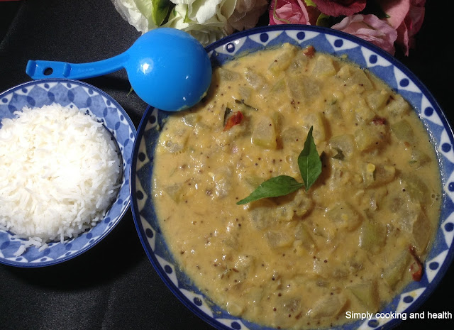 Winter melon with mung bean and coconut milk  in mild form ( Stew ) 