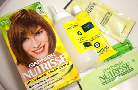 Garnier Nutrisse #63 Light Golden Brown Hair Dye