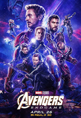 Avengers Endgame RealD 3D Theatrical One Sheet Movie Poster