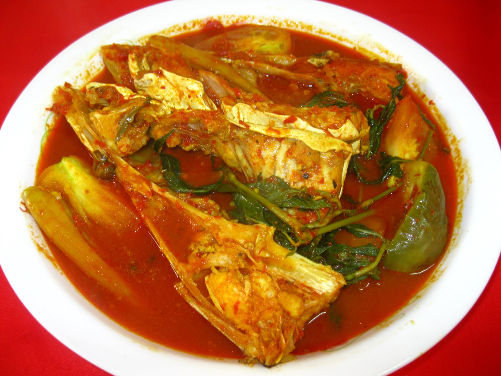 Dari Dapur Maklong: Asam Pedas Kepala Ikan Plotan