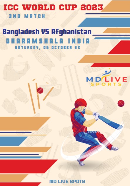 3rd Match - ICC World Cup 2023: Afghanistan vs. Bangladesh
