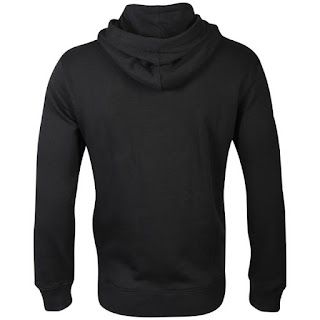 Vision Men's Sneaker Hoody - Black -Trasera