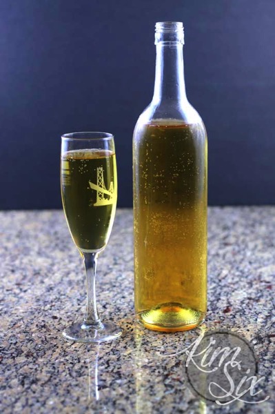 Home made sparkling juice