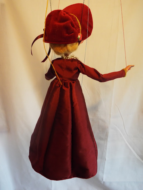 Pelham Puppet redressed, Jane Austin, Emma Woodhouse, marionette