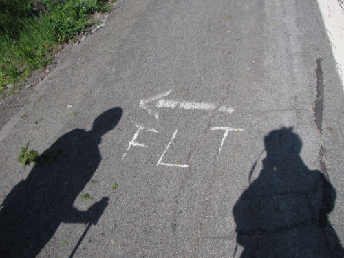 hiker shadows