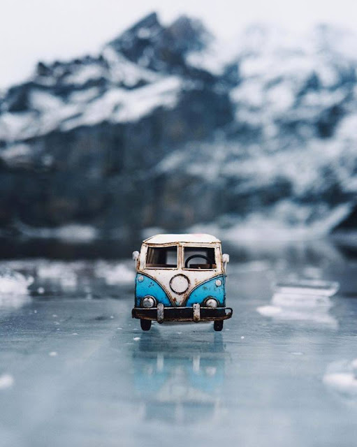 Pequeñas grandes historias, hermosas fotografías con autos miniatura