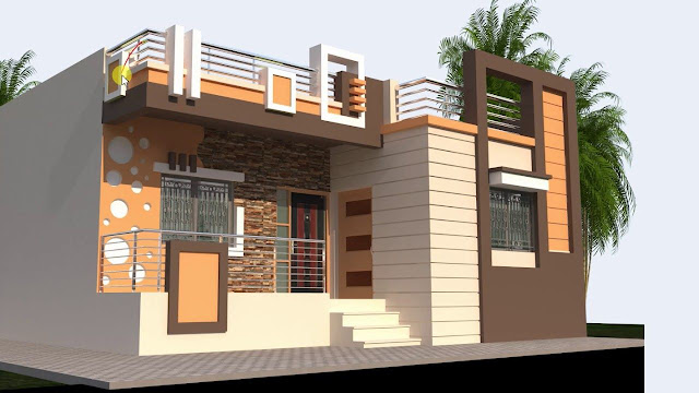 normal house front elevation designs