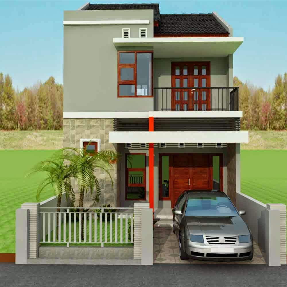 Gambar Desain  Rumah  Minimalis 2 Lantai Type  36  Hook  