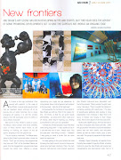 Feature in Etihad Inflight MagazineNEW FRONTIERS (etihad )