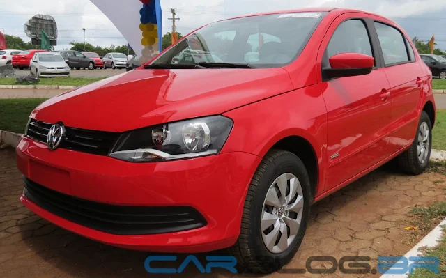 Volkswagen Gol G6 Trend vermelho