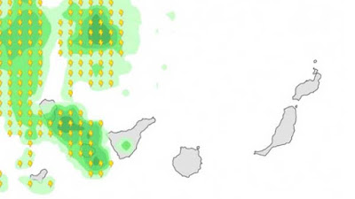 La borrasca en Canarias afectará a las  islas occidentales