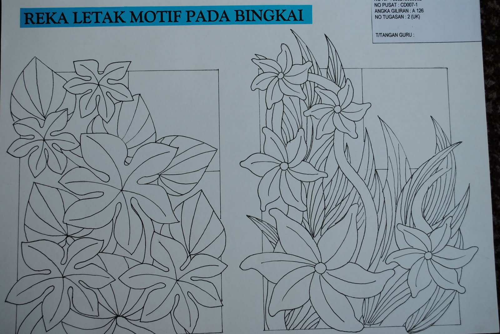 Melukis Corak Batik 