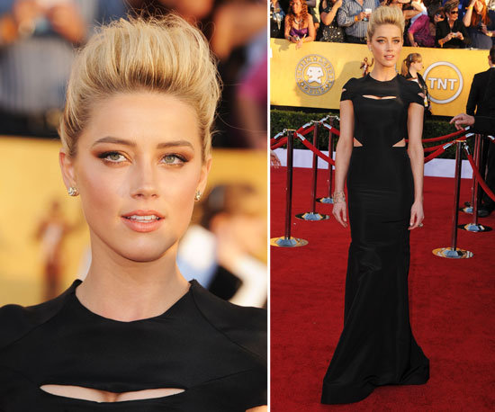 Amber Heard in Zac Posen Most of the time for Saucy Mr Posen gets it 