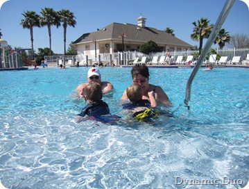 swimmign with nons and pickles