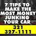 7 TIPS TO MAKE THE MOST MONEY JUNKING YOUR CAR 