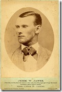 Creator of his own fame, Jesse James painted himself as a defender of the southern manhood, a fighter of the establishment, and a victimized farm boy from Missouri battling Northern oppressors; a legend that spread far and wide.  On Monday, February 6, AMERICAN EXPERIENCE premieres Jesse James, the true story of an outlaw whose myth has captured the imagination of Americans for generations. <br />Credit: <br />Usage: This image may be used only in the direct promotion of AMERICAN EXPERIENCE. No other rights are granted. All rights are reserved. Editorial use only.