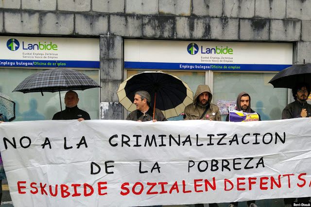 Protesta de Berri-Otxoak ante Lanbide