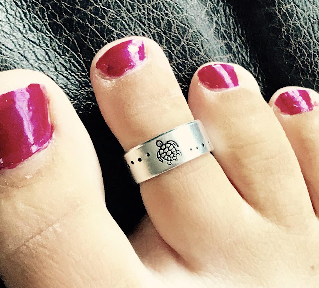 Silver Adjustable Toe Ring