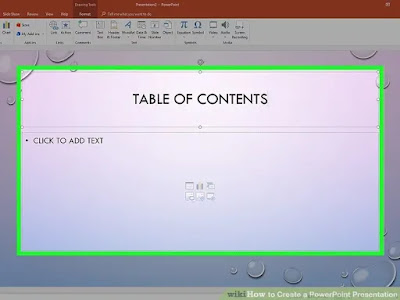 كيفية انشاء عرض تقديمي من بورت بوينت PowerPoint