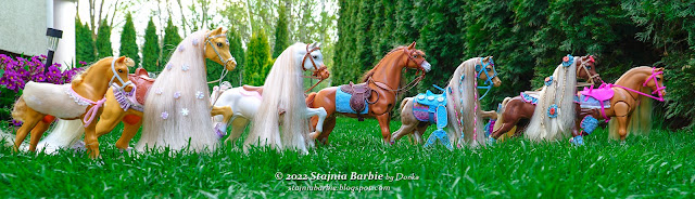 Barbie horses collection