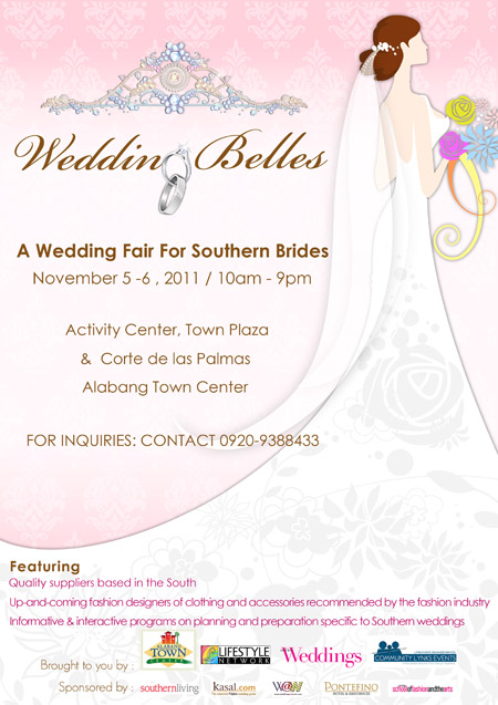 We will be displaying various wedding cake designs 