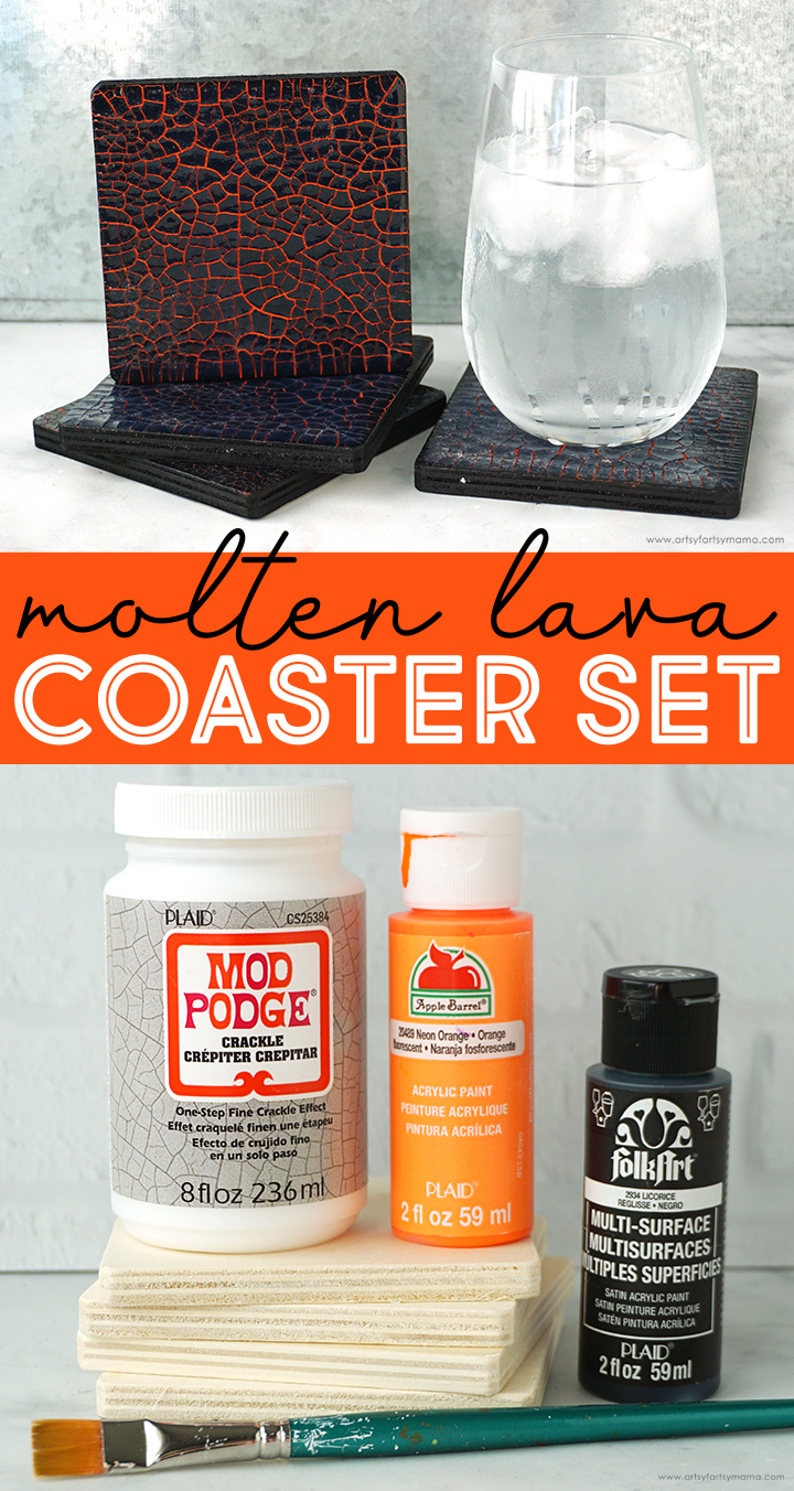 Molten Lava Coaster Set