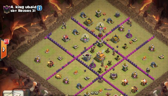 Base War COC Town Hall (TH) 7 Paling Kuat (Anti Naga) Dan Terbaru 2016