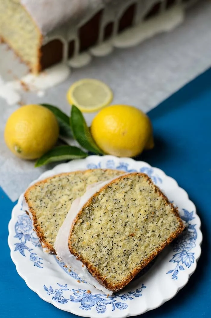 Easy to bake Lemon Poppy Seed Loaf Cake recipe.