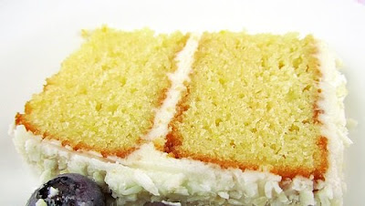 LEMONADE CAKE WITH FROSTING