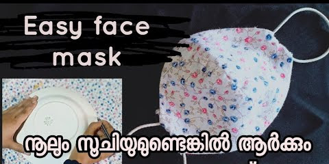  Faça A Máscara Facial De Tecido Em Casa DIY Artesanato