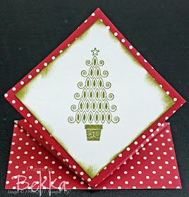 Pop up Christmas Tree Card by Bekka www.feeling-crafty.co.uk