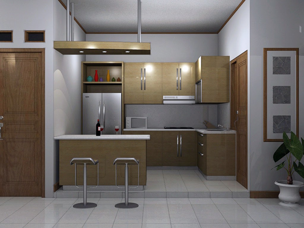 Design Interior Dapur  Dan Ruang  Makan Minimalis 