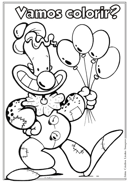 Desenho de Dia do Circo para colorir