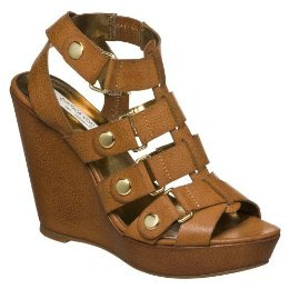 Cynthia Vincent for Target Brown Gladiator Wedge