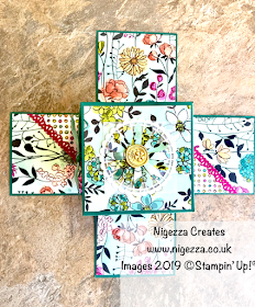 Nigezza Creates, InspireINK May Blog Hop:Stampin' Up!  Retiring Favourites, Share What You Love Exploding Cube Mini Album
