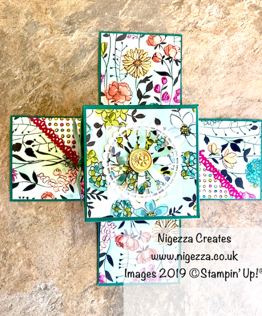 Nigezza Creates, InspireINK May Blog Hop:Stampin' Up!  Retiring Favourites, Share What You Love Exploding Cube Mini Album