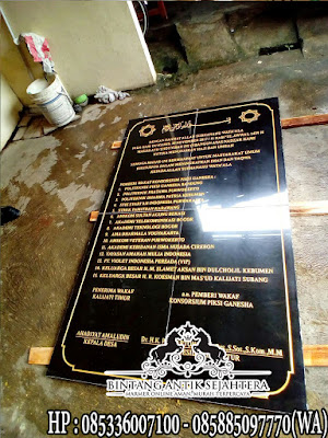 Nameboard Batu Granit