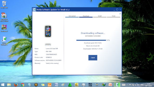 Nokia Software Updater untuk Roll Back ke Win 8.1