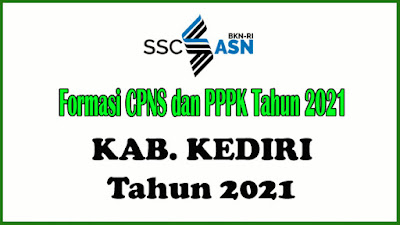 Alokasi Formasi CPNS dan PPPK KABUPATEN KEDIRI Tahun 2021