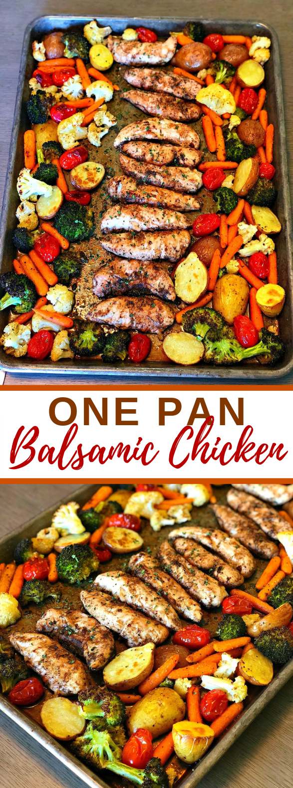 One Pan Balsamic Chicken #dinner #meal