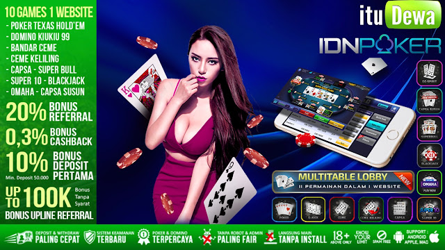 JACKPOT CEME TERPERCAYA - DAPATKAN JACKPOT POKER TERJELAS HANYA DI ITUDEWA