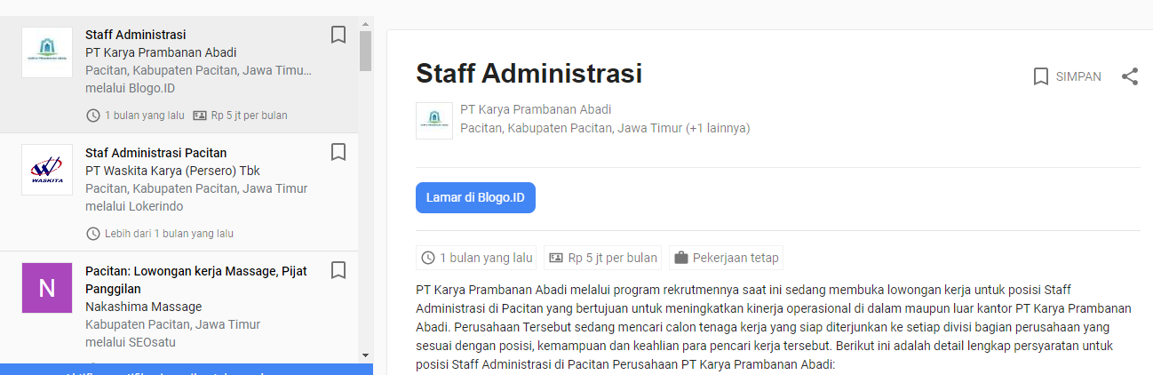 Bulan Ini Lowongan Kerja Pacitan 2020 Loker Pacitan 2020 Terbaru Job Fair Lowongan Kerja 2020 Lulusan Smk Lulusan Sma Smp